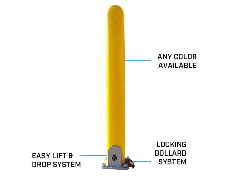 Bollards - Collapsible Locking — Warehouse On Demand